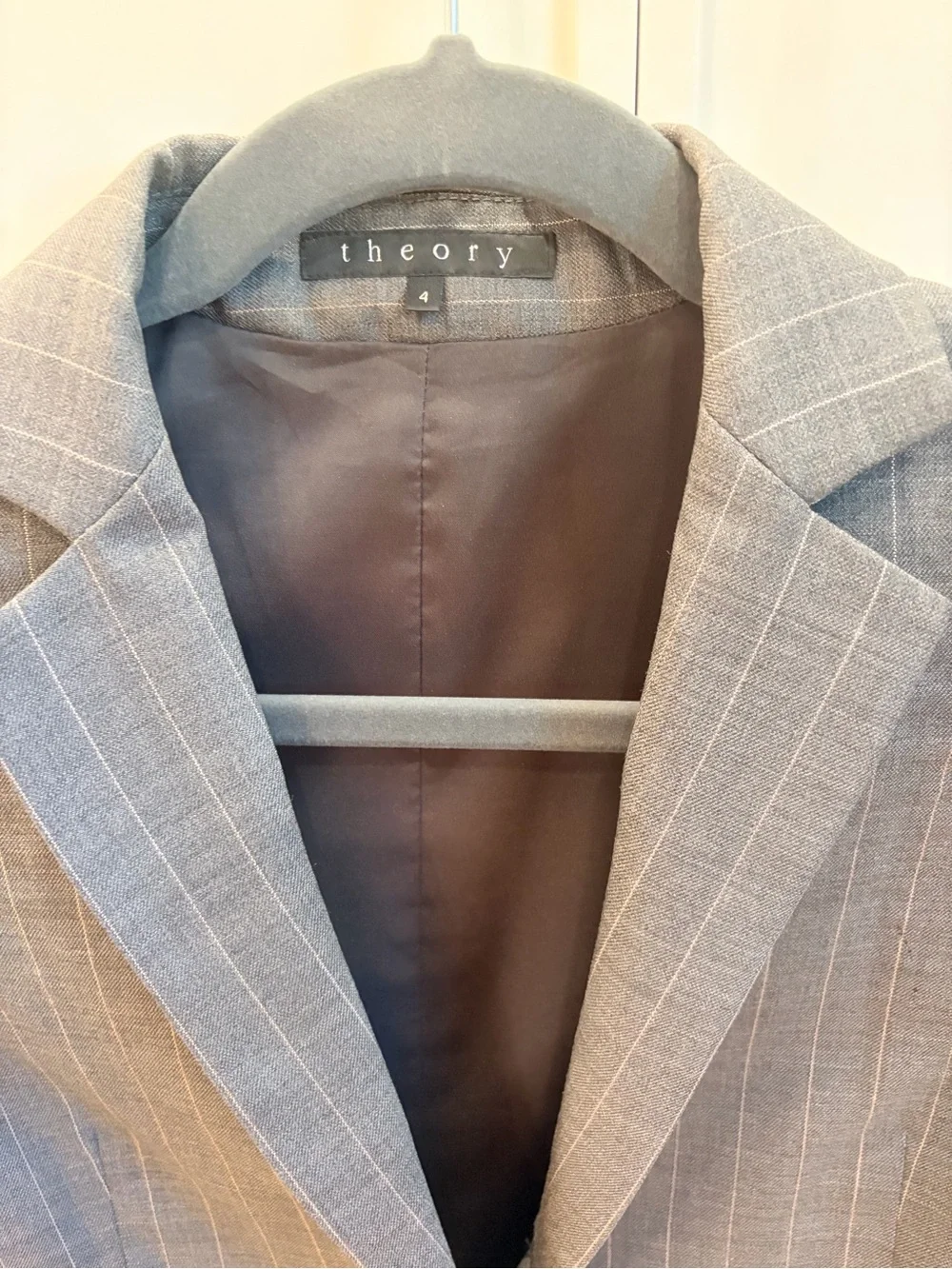 Theory tailored pinstripe
